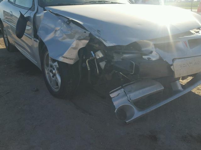 1G2NV12E54C148188 - 2004 PONTIAC GRAND AM G SILVER photo 9