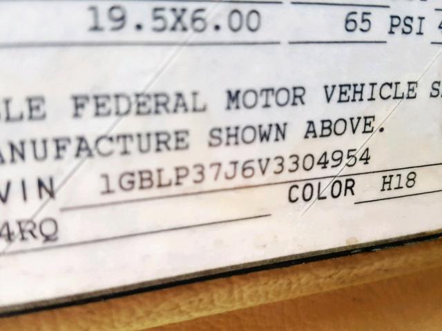 1GBLP37J6V3304954 - 1997 CHEVROLET P30 TAN photo 10