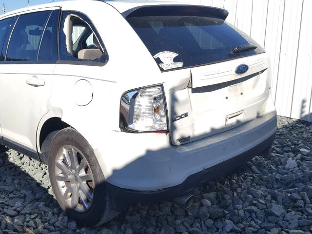 2FMDK3JCXCBA29400 - 2012 FORD EDGE SEL WHITE photo 9