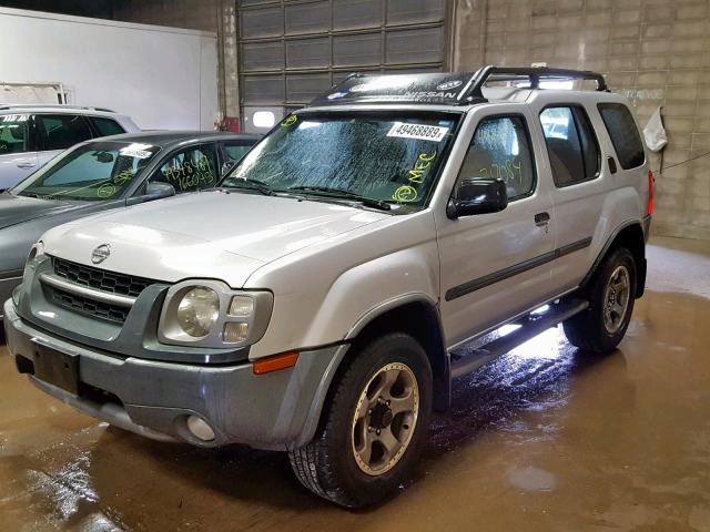 5N1ED28Y94C604906 - 2004 NISSAN XTERRA XE SILVER photo 2