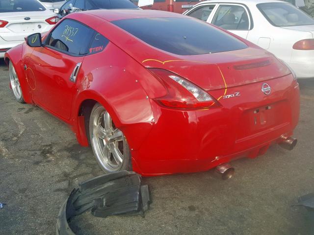 JN1AZ4EH3FM444123 - 2015 NISSAN 370Z BASE RED photo 3