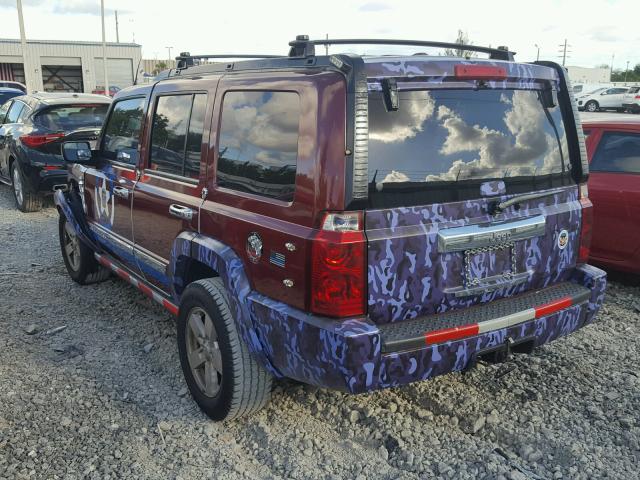 1J8HH48K77C553691 - 2007 JEEP COMMANDER Qırmızı foto 3