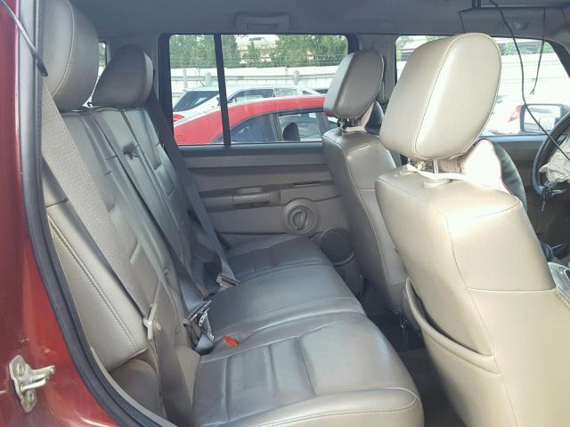 1J8HH48K77C553691 - 2007 JEEP COMMANDER Qırmızı foto 6