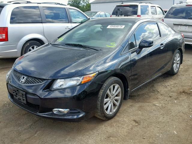 2HGFG3B80CH545661 - 2012 HONDA CIVIC EX BLACK photo 2