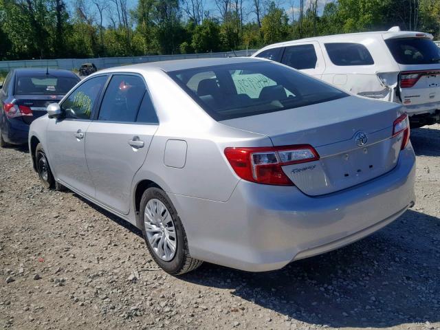 4T1BF1FK5CU154279 - 2012 TOYOTA CAMRY BASE SILVER photo 3