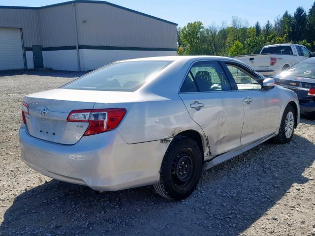 4T1BF1FK5CU154279 - 2012 TOYOTA CAMRY BASE SILVER photo 4