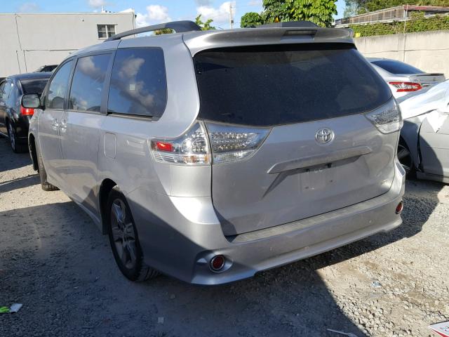 5TDXK3DC2BS135575 - 2011 TOYOTA SIENNA SPO GRAY photo 3