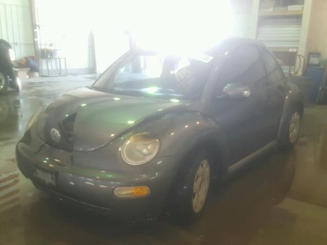 3VWBP21C23M432340 - 2003 VOLKSWAGEN NEW BEETLE GRAY photo 2