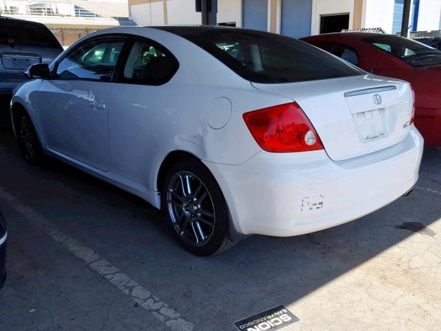 JTKDE167760117962 - 2006 TOYOTA SCION TC თეთრი ფოტო 3