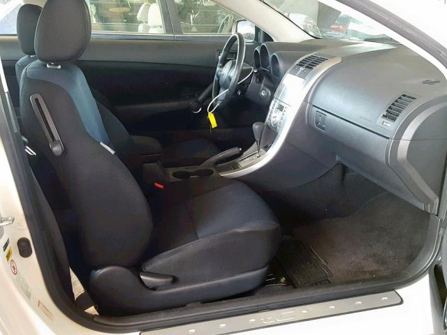 JTKDE167760117962 - 2006 TOYOTA SCION TC თეთრი ფოტო 5