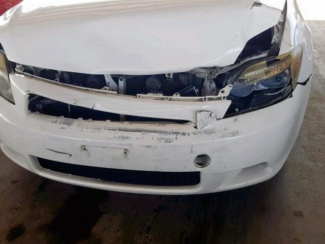 JTKDE167760117962 - 2006 TOYOTA SCION TC თეთრი ფოტო 9
