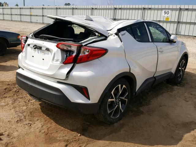 JTNKHMBX9J1006177 - 2018 TOYOTA C-HR XLE WHITE photo 4