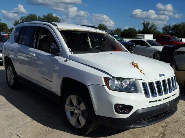 1C4NJCBA0GD743691 - 2016 JEEP COMPASS SP أبيض صورة 1