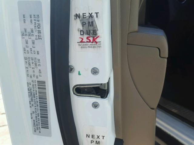 1C4NJCBA0GD743691 - 2016 JEEP COMPASS SP أبيض صورة 10