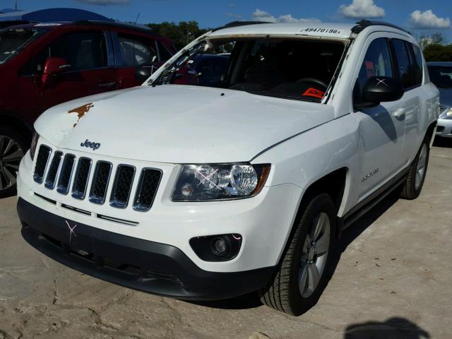 1C4NJCBA0GD743691 - 2016 JEEP COMPASS SP أبيض صورة 2