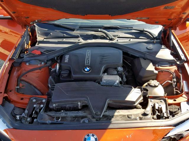 WBA1F7C57FVX96032 - 2015 BMW 228 XI ORANGE photo 7