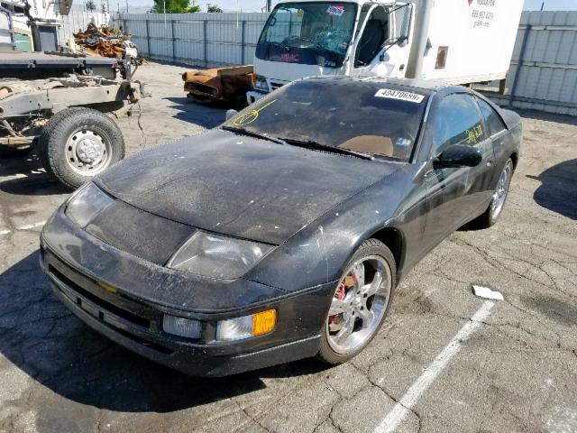 JN1RZ26A8LX010136 - 1990 NISSAN 300ZX 2+2 BLACK photo 2