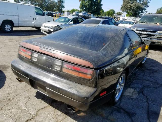 JN1RZ26A8LX010136 - 1990 NISSAN 300ZX 2+2 BLACK photo 4