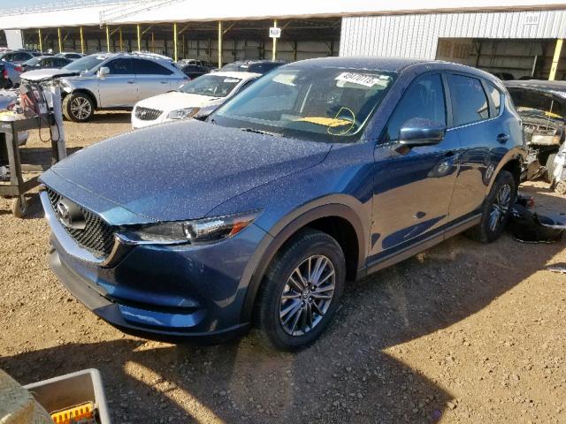 JM3KFABMXK0542410 - 2019 MAZDA CX-5 SPORT BLUE photo 2