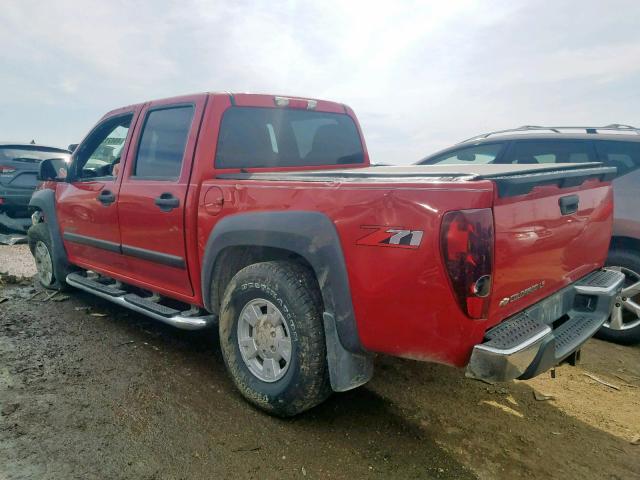 1GCDS136158171253 - 2005 CHEVROLET COLORADO RED photo 3