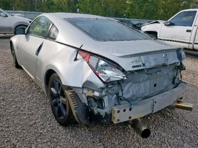 JN1AZ34D74M102048 - 2004 NISSAN 350Z COUPE SILVER photo 3