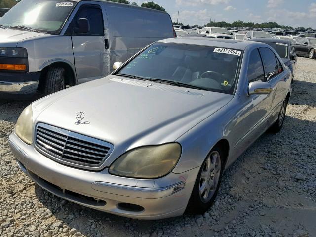 WDBNG70J81A170524 - 2001 MERCEDES-BENZ S 430 SILVER photo 2