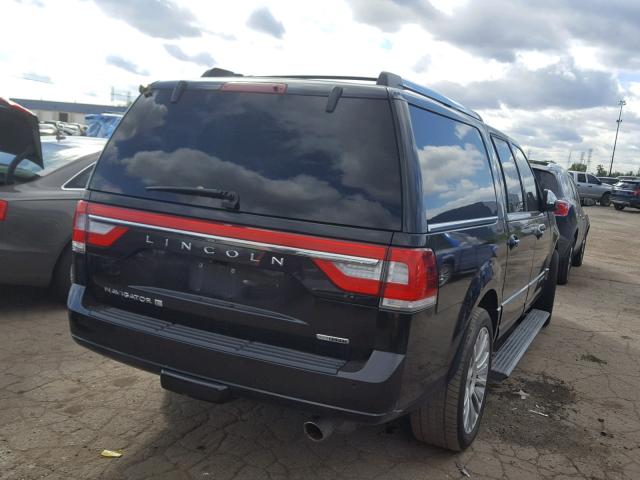 5LMJJ3JT8FEJ00556 - 2015 LINCOLN NAVIGATOR BLACK photo 4