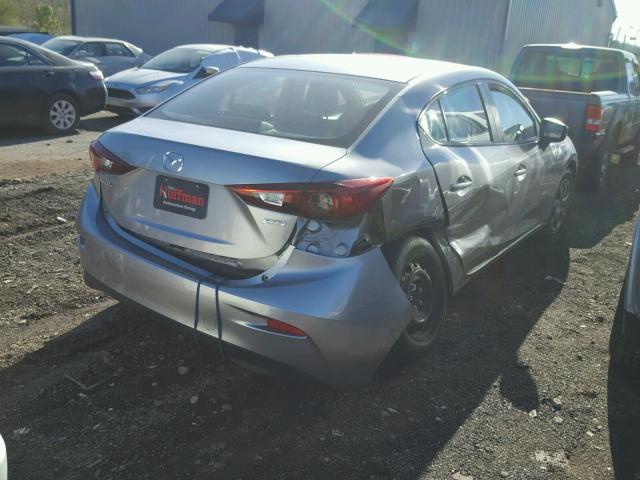 JM1BM1T73F1242571 - 2015 MAZDA 3 SV GRAY photo 4