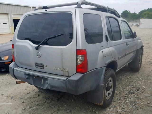 5N1ED28Y02C548657 - 2002 NISSAN XTERRA XE SILVER photo 4