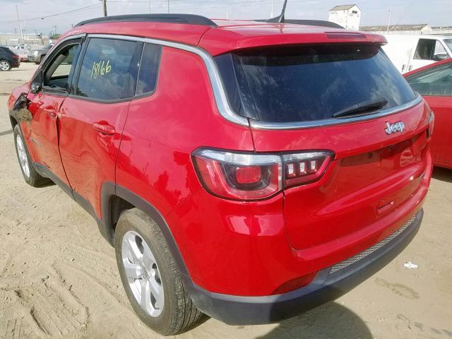 3C4NJCBB9HT669448 - 2017 JEEP COMPASS LA RED photo 3