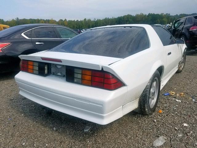 1G1FP23E9NL119964 - 1992 CHEVROLET CAMARO RS WHITE photo 4