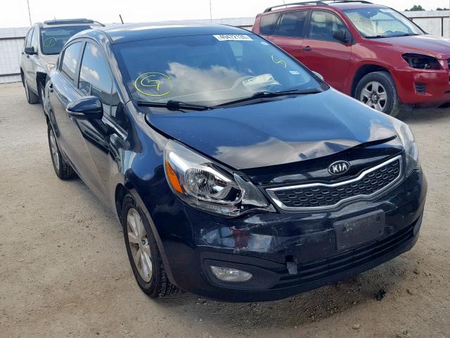 KNADN4A32D6226513 - 2013 KIA RIO EX BLACK photo 1