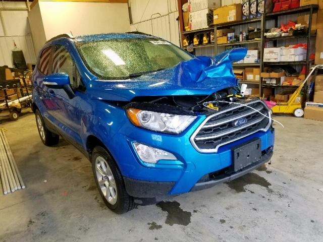 MAJ6P1UL6JC233824 - 2018 FORD ECOSPORT S BLUE photo 1