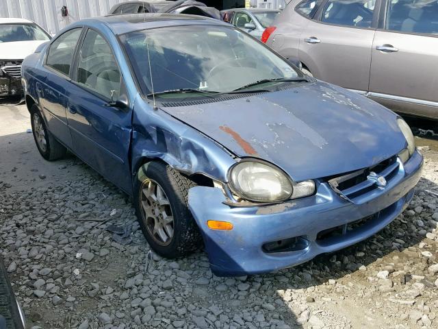 1B3ES56C92D621121 - 2002 DODGE NEON ES BLUE photo 1