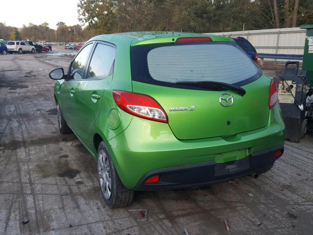 JM1DE1KZ2C0139216 - 2012 MAZDA MAZDA2 GREEN photo 3