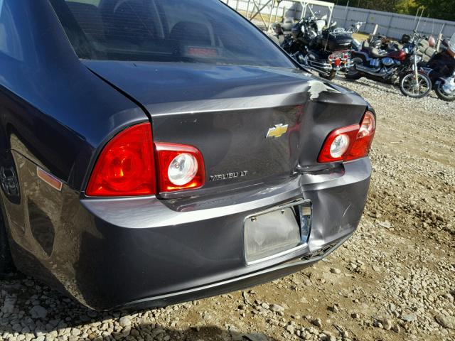1G1ZC5E12BF335587 - 2011 CHEVROLET MALIBU 1LT GRAY photo 9