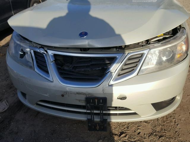 YS3FB49Y781006543 - 2008 SAAB 9-3 2.0T SILVER photo 9