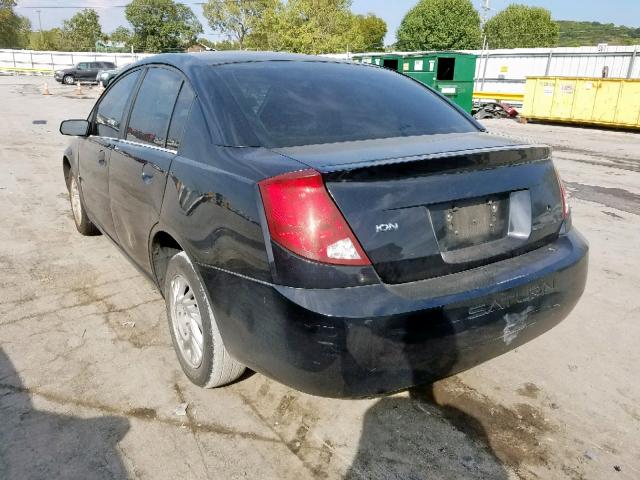 1G8AG52F45Z170468 - 2005 SATURN ION LEVEL BLACK photo 3