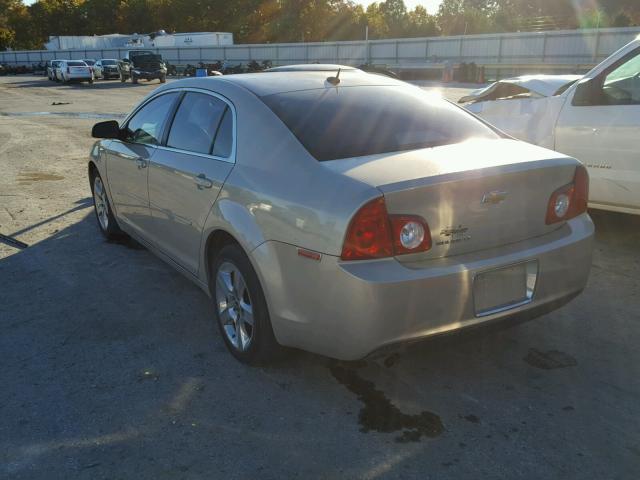 1G1ZC5EB9AF262399 - 2010 CHEVROLET MALIBU 1LT GOLD photo 3