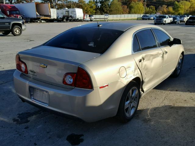 1G1ZC5EB9AF262399 - 2010 CHEVROLET MALIBU 1LT GOLD photo 4