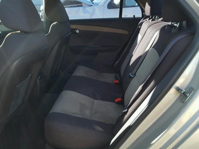 1G1ZC5EB9AF262399 - 2010 CHEVROLET MALIBU 1LT GOLD photo 6