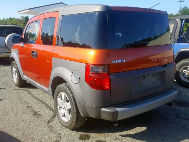 5J6YH18543L011324 - 2003 HONDA ELEMENT EX ORANGE photo 3