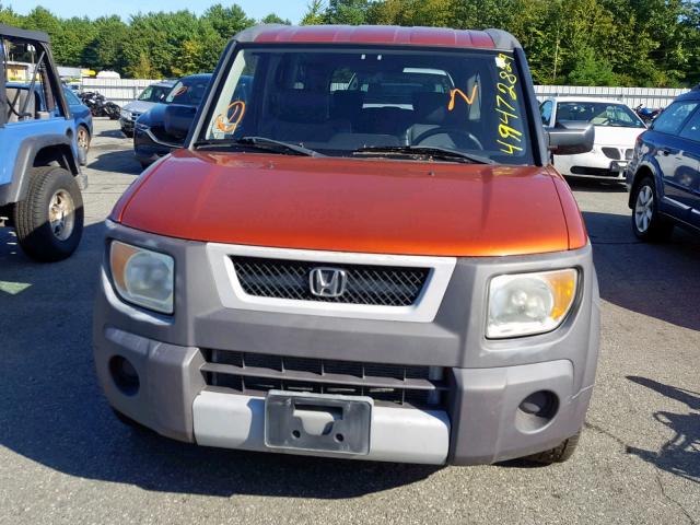 5J6YH18543L011324 - 2003 HONDA ELEMENT EX ORANGE photo 9