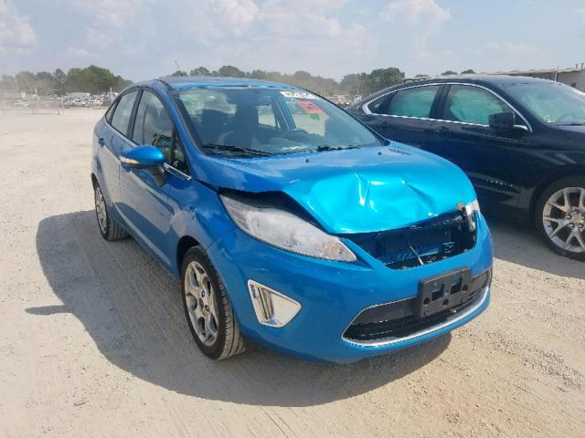 3FADP4CJXCM101532 - 2012 FORD FIESTA SEL BLUE photo 1