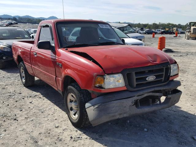 1FTYR10D85PA95004 - 2005 FORD RANGER RED photo 1