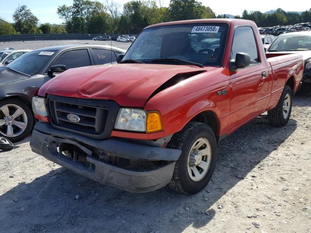 1FTYR10D85PA95004 - 2005 FORD RANGER RED photo 2