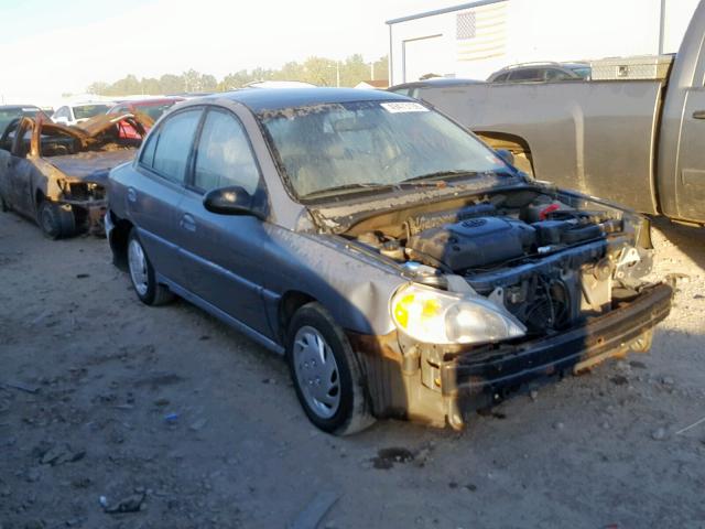 KNADC123226091257 - 2002 KIA RIO BLUE photo 1