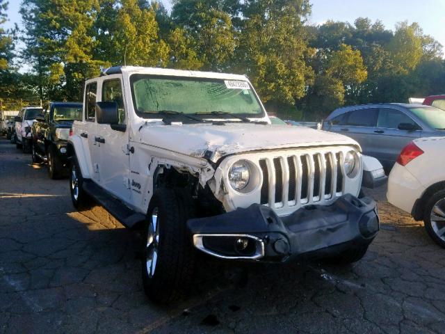 1C4HJXEG1JW140328 - 2018 JEEP WRANGLER U WHITE photo 1