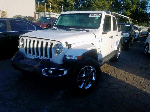 1C4HJXEG1JW140328 - 2018 JEEP WRANGLER U WHITE photo 2