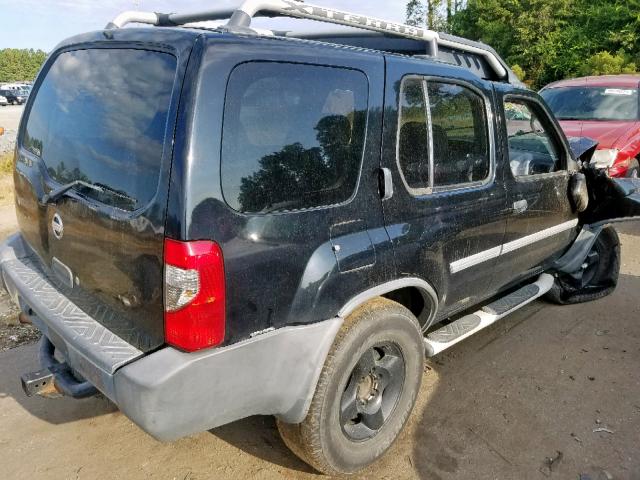 5N1ED28T32C568647 - 2002 NISSAN XTERRA XE BLACK photo 4